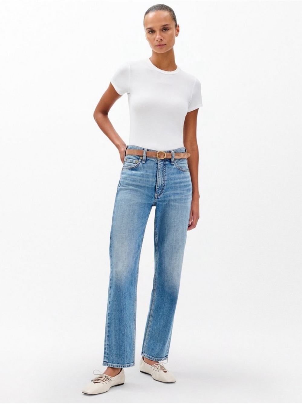 rag & bone Harlow Ankle Straight Jeans - Picture 3 of 10